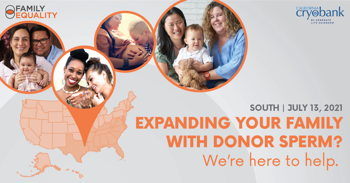 Expanding your family with donor sperm? We're here to help. Join us on July 13, 2021.